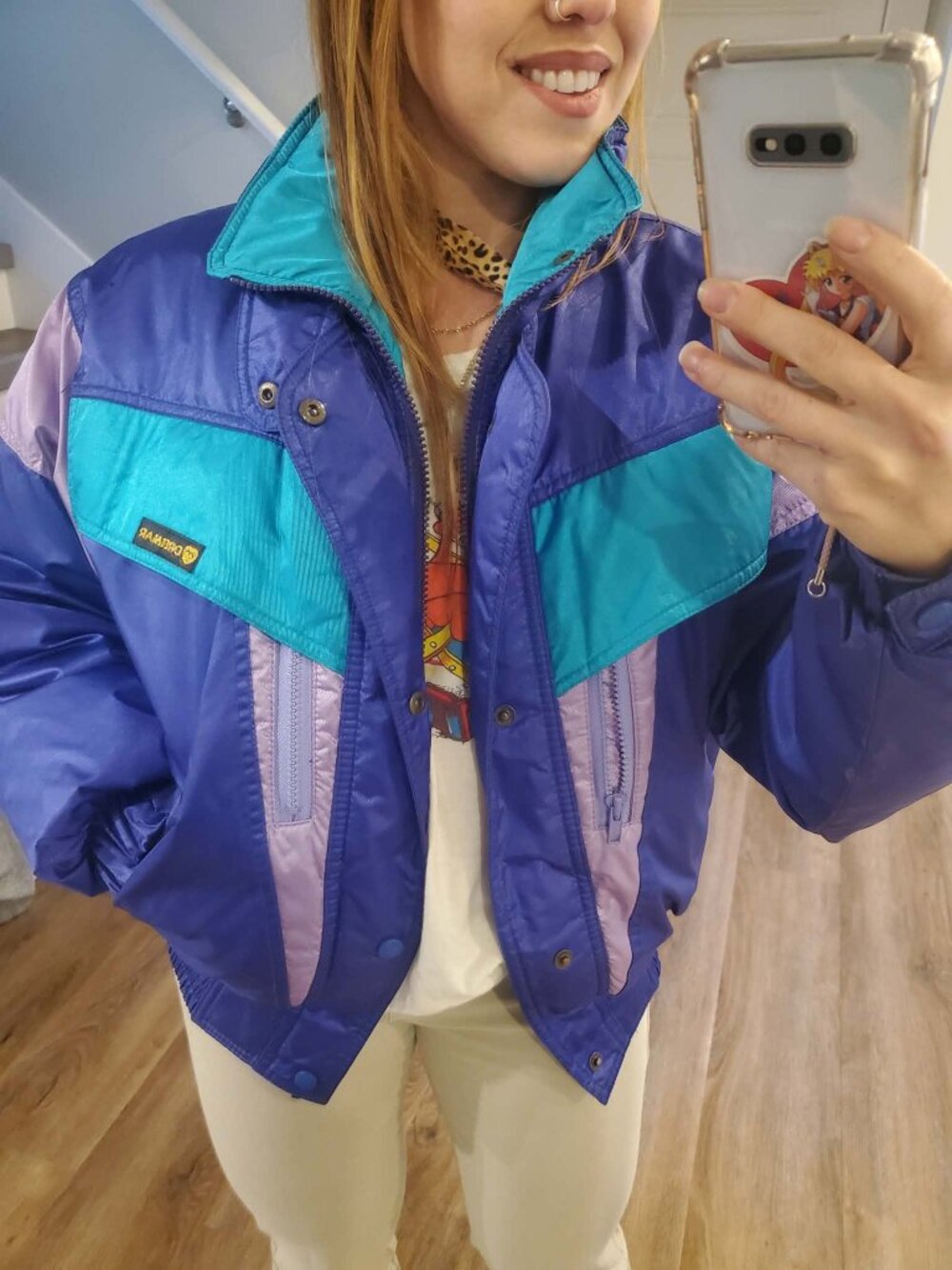 Retro Colorblock Ski Jacket - Picture 7 of 13